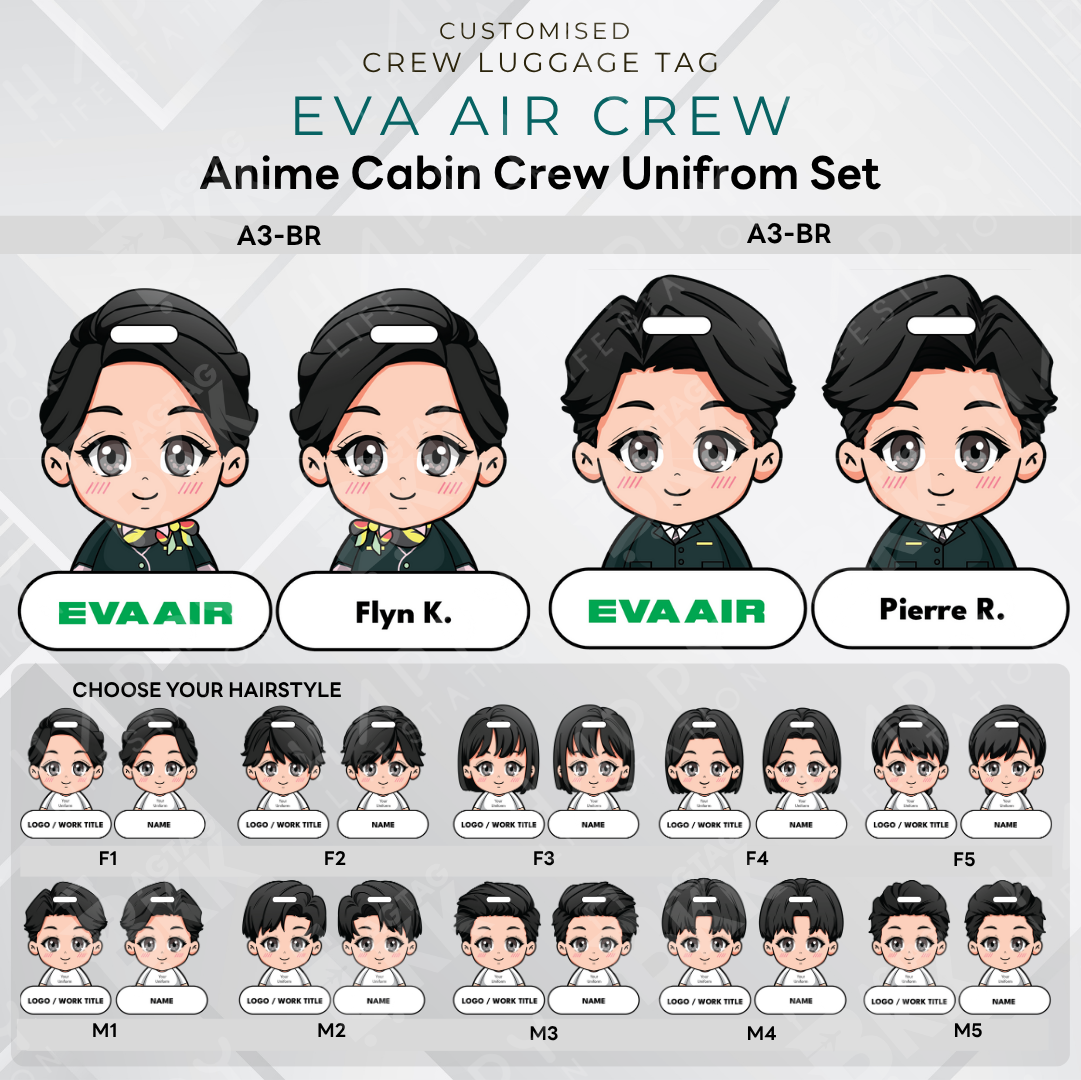 Anime Version - EVA Air Crew