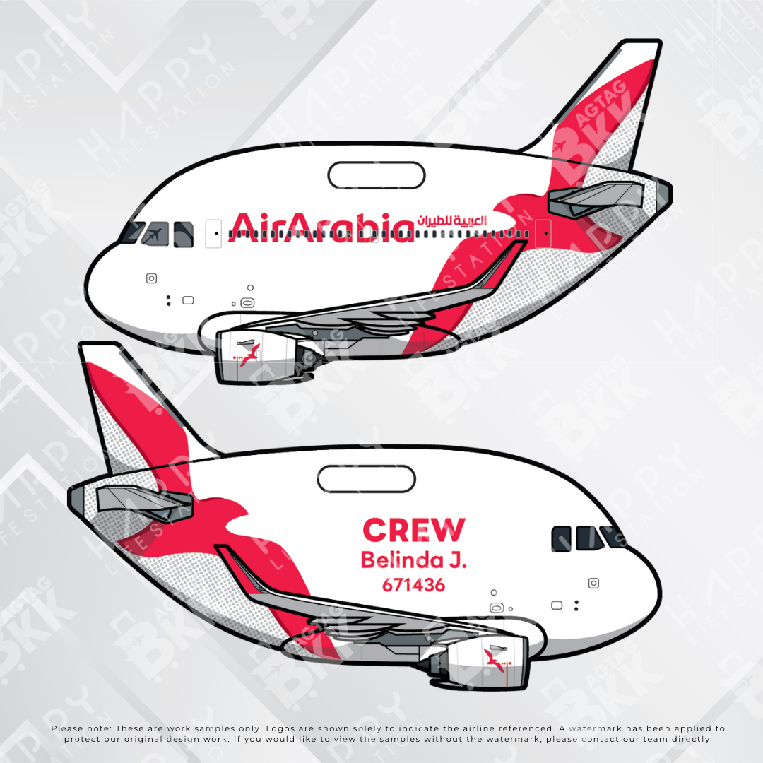 Airplane tag (Airbus A320)