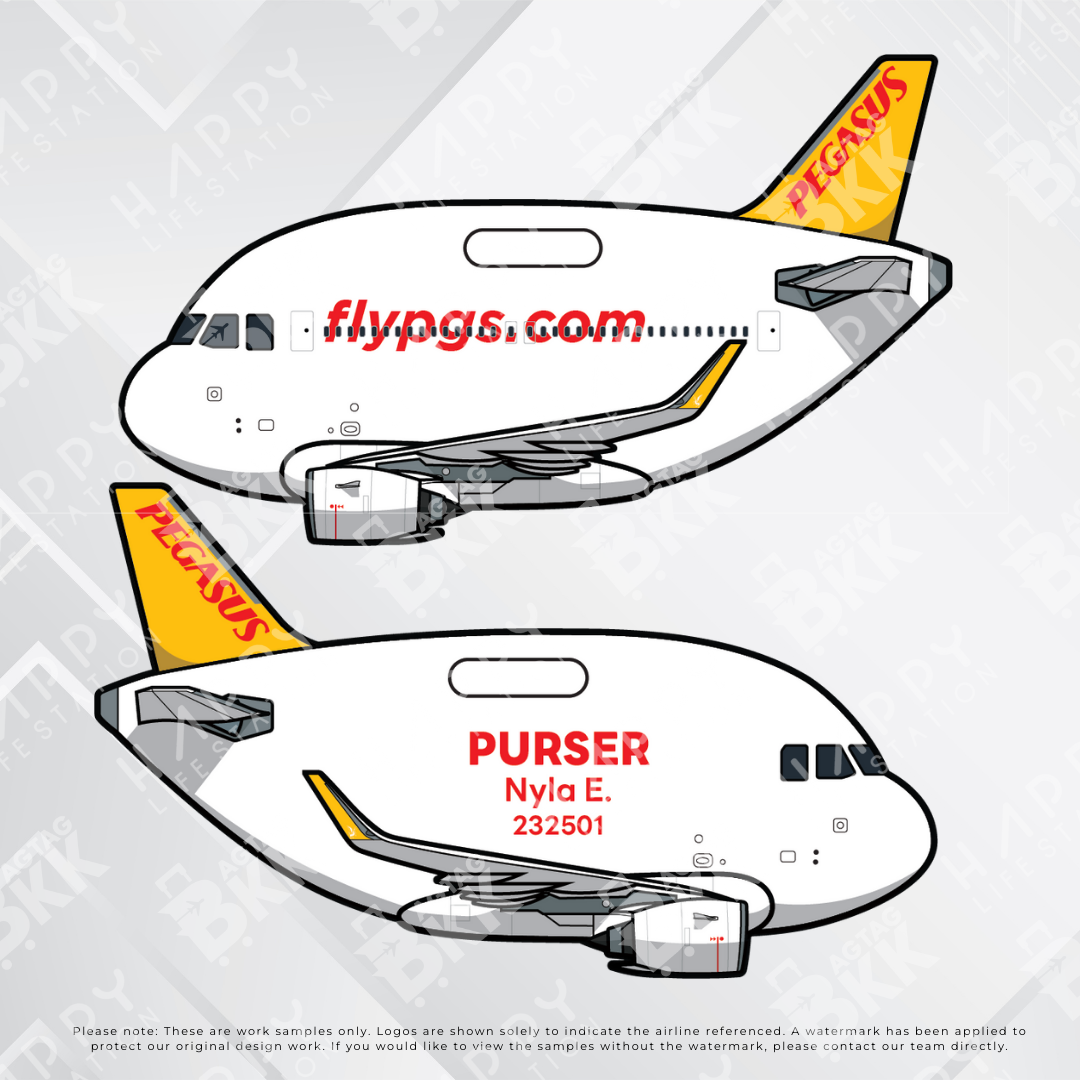 Airplane tag (Airbus A320)