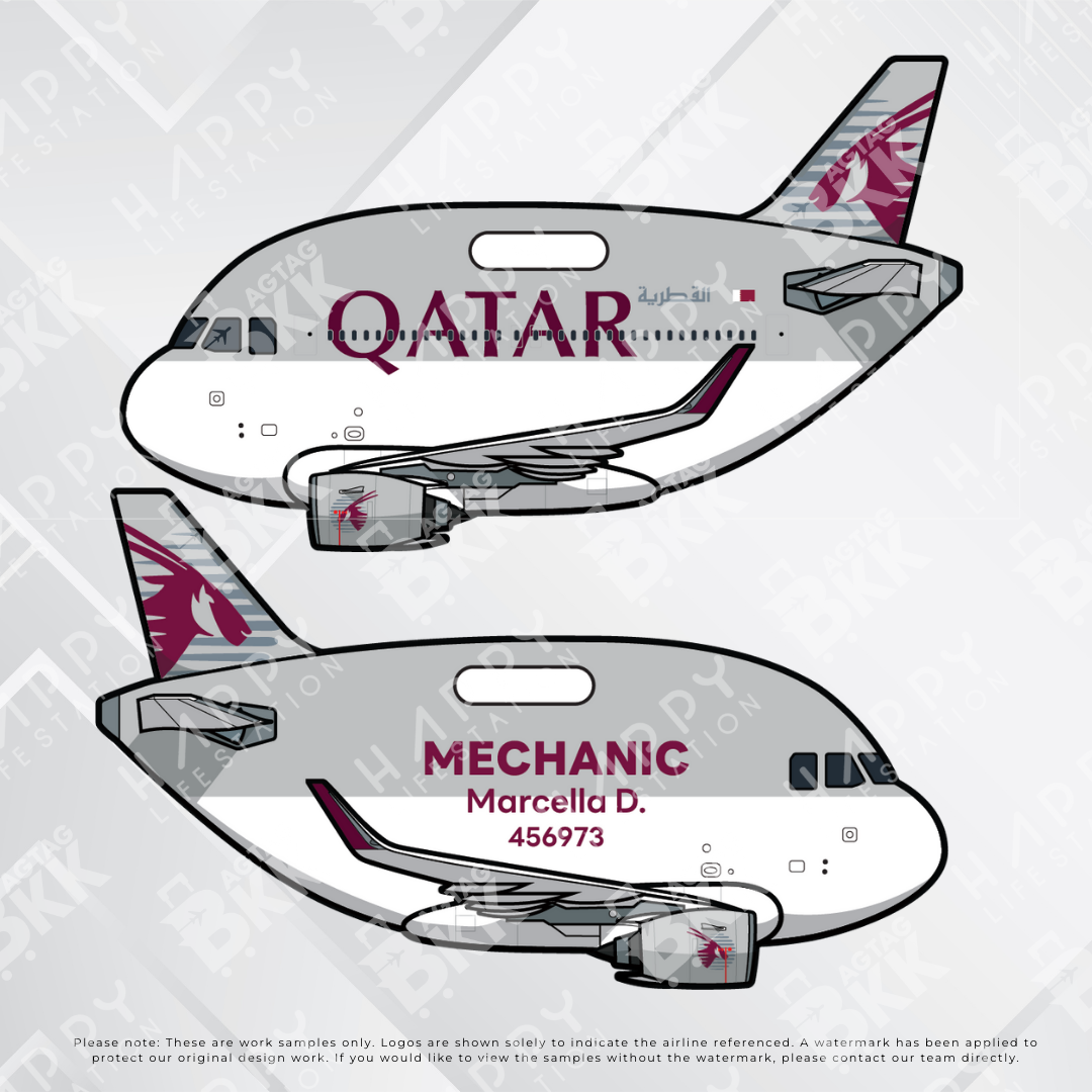 Airplane tag (Airbus A320)