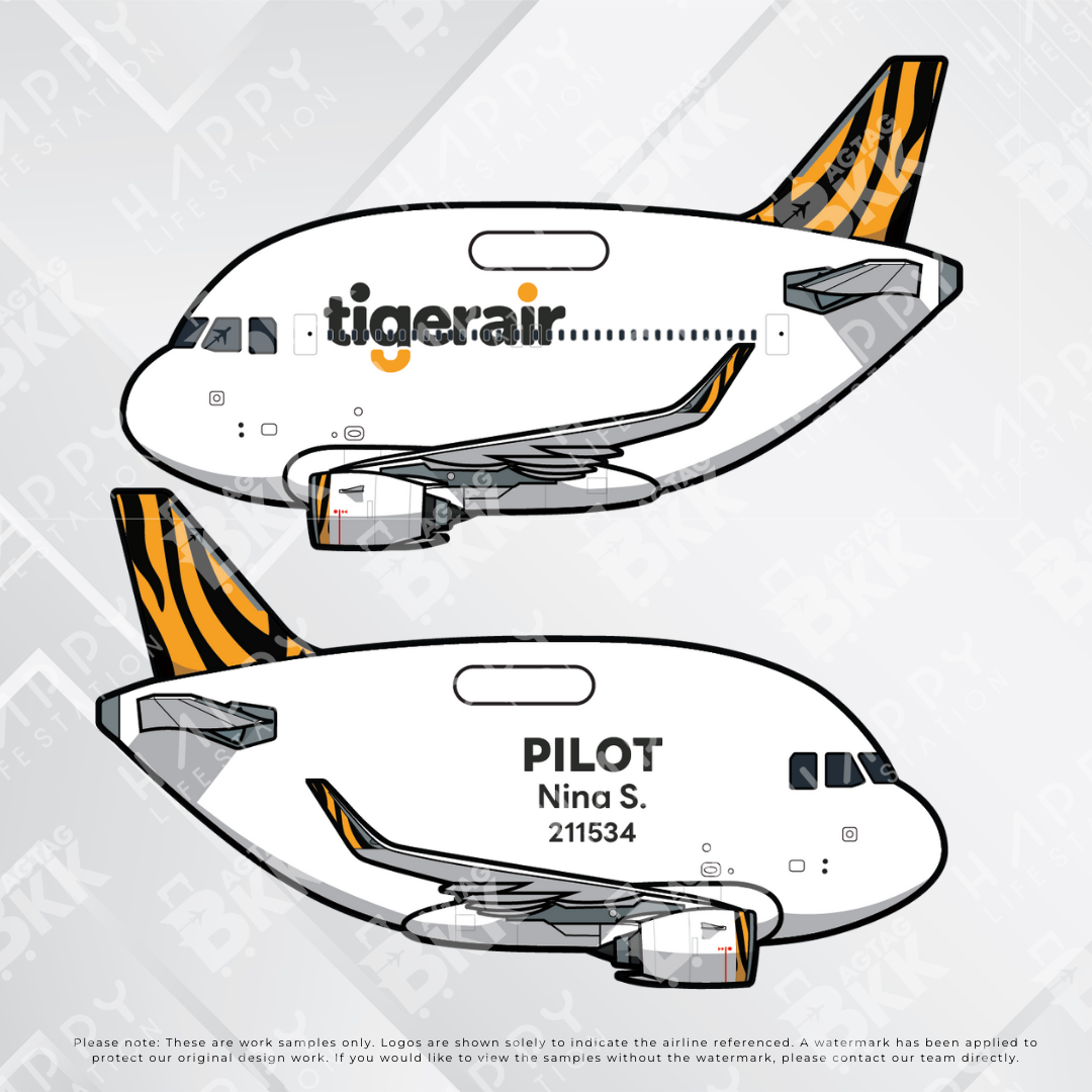 Airplane tag (Airbus A320)