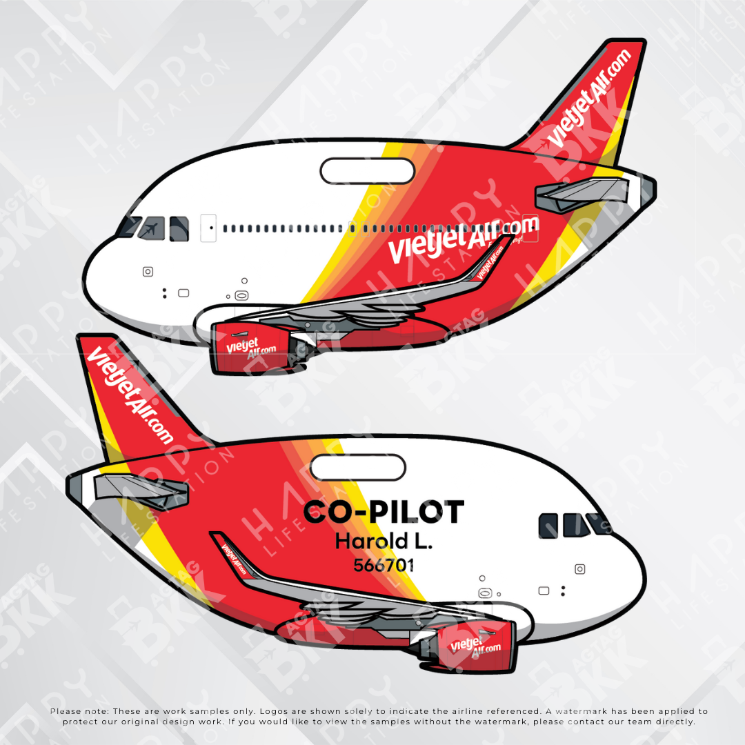 Airplane tag (Airbus A320)