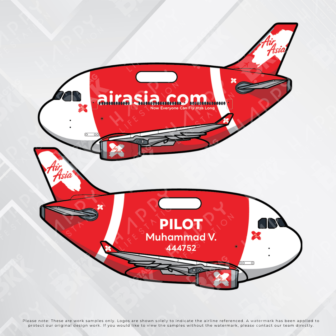 Airplane tag (Airbus A330)