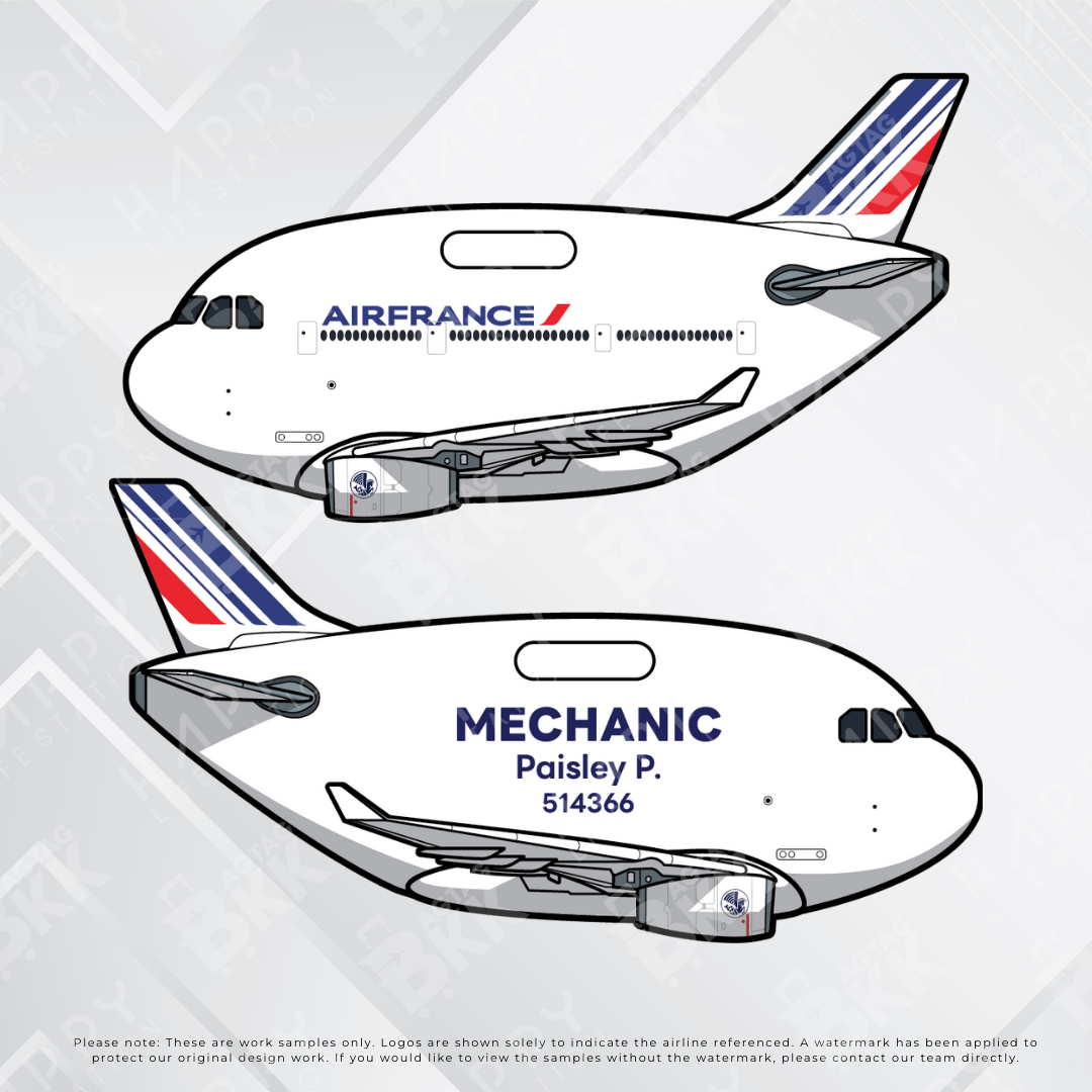 Airplane tag (Airbus A330)