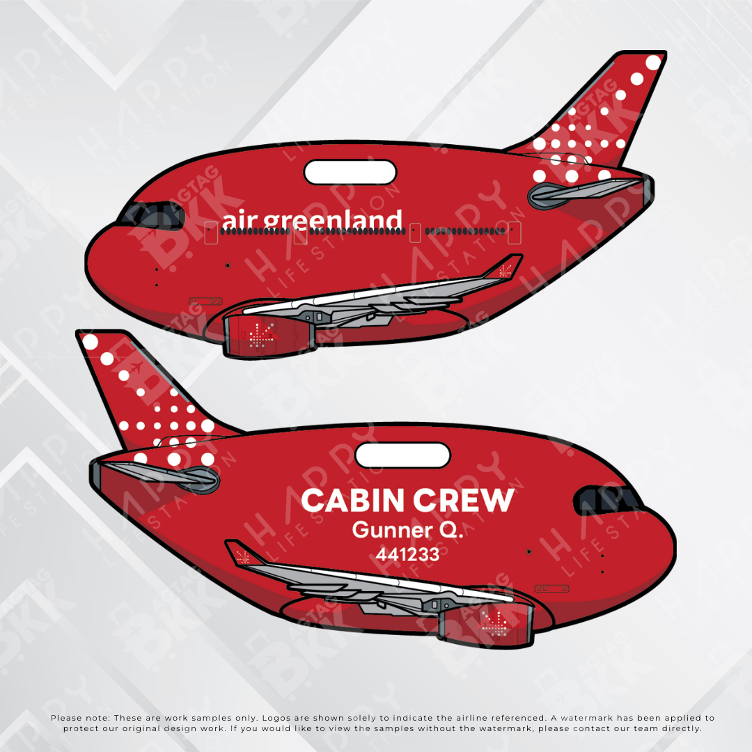 Airplane tag (Airbus A330)