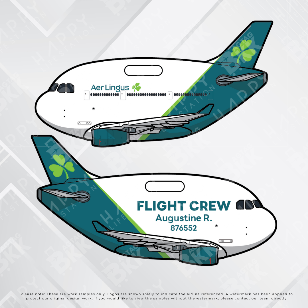 Airplane tag (Airbus A330)