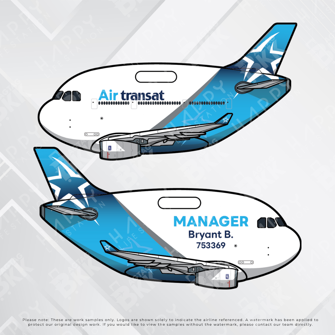 Airplane tag (Airbus A330)
