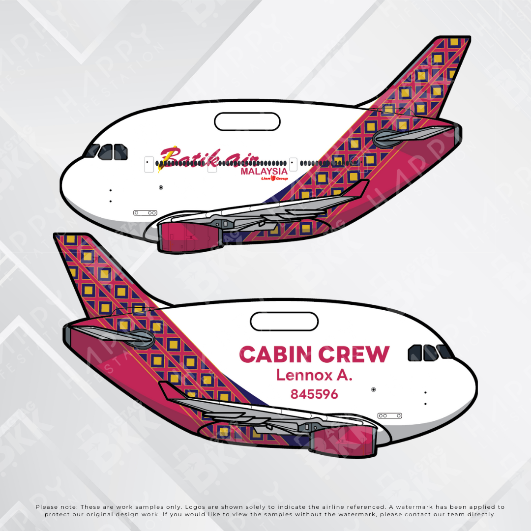 Airplane tag (Airbus A330)