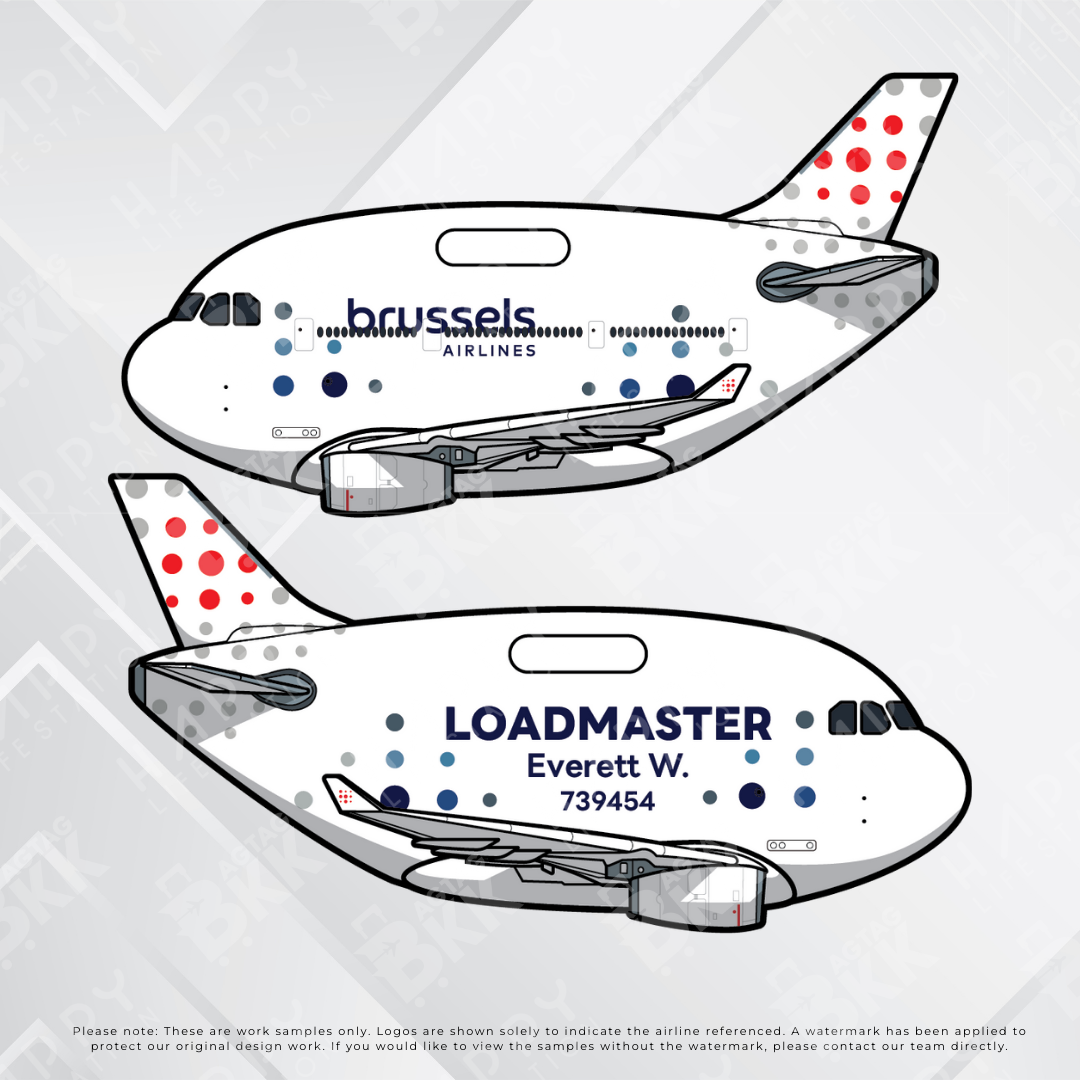 Airplane tag (Airbus A330)