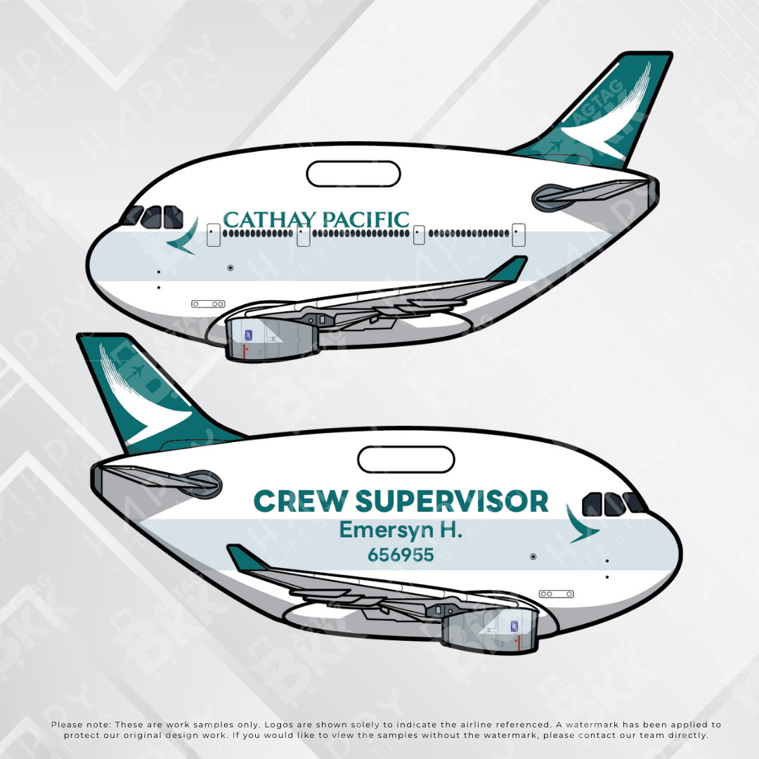 Airplane tag (Airbus A330)