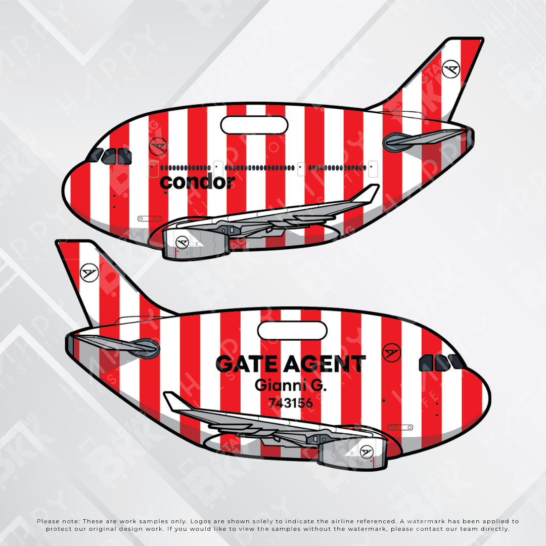 Airplane tag (Airbus A330)