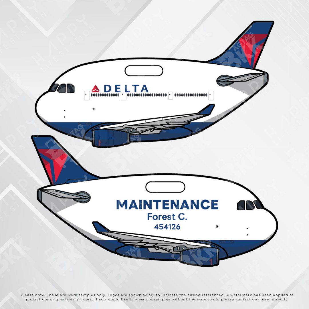 Airplane tag (Airbus A330)