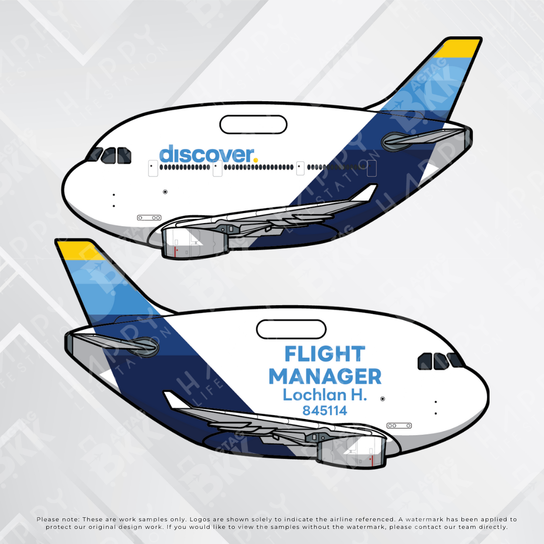 Airplane tag (Airbus A330)