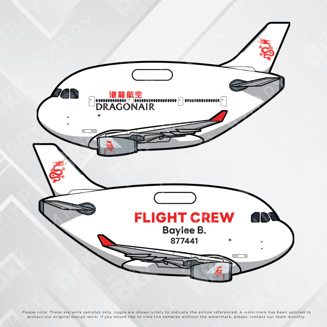 Airplane tag (Airbus A330)