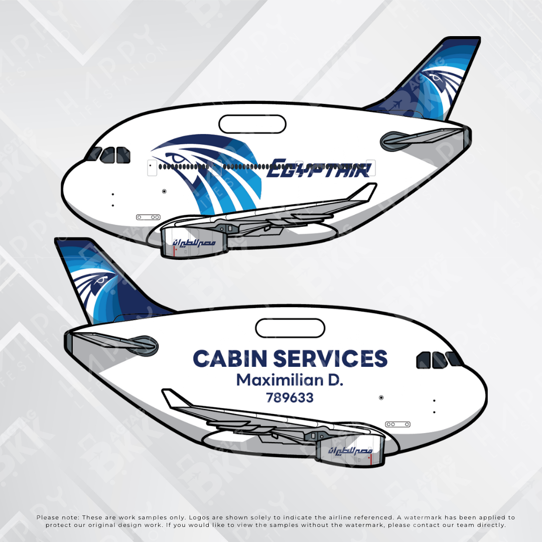 Airplane tag (Airbus A330)