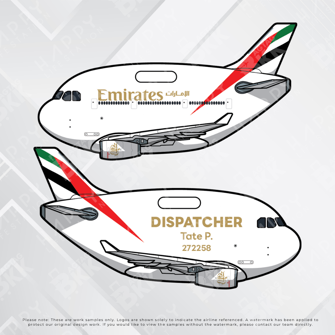 Airplane tag (Airbus A330)