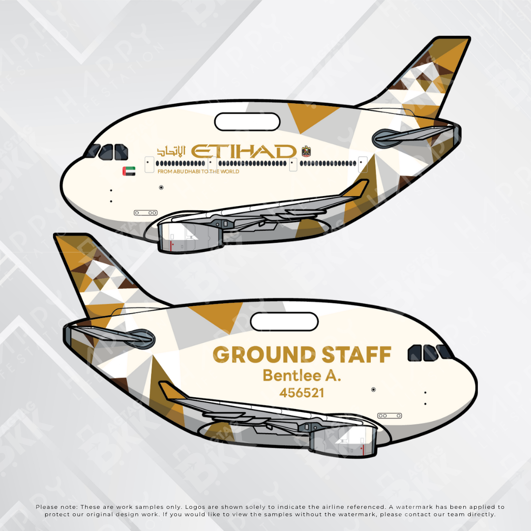 Airplane tag (Airbus A330)