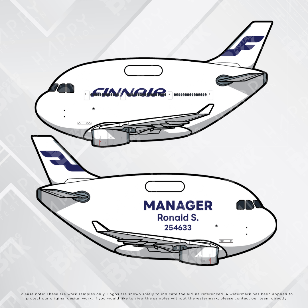 Airplane tag (Airbus A330)