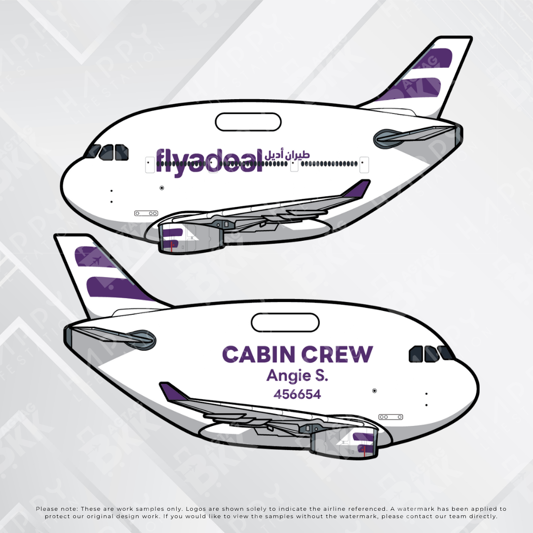 Airplane tag (Airbus A330)
