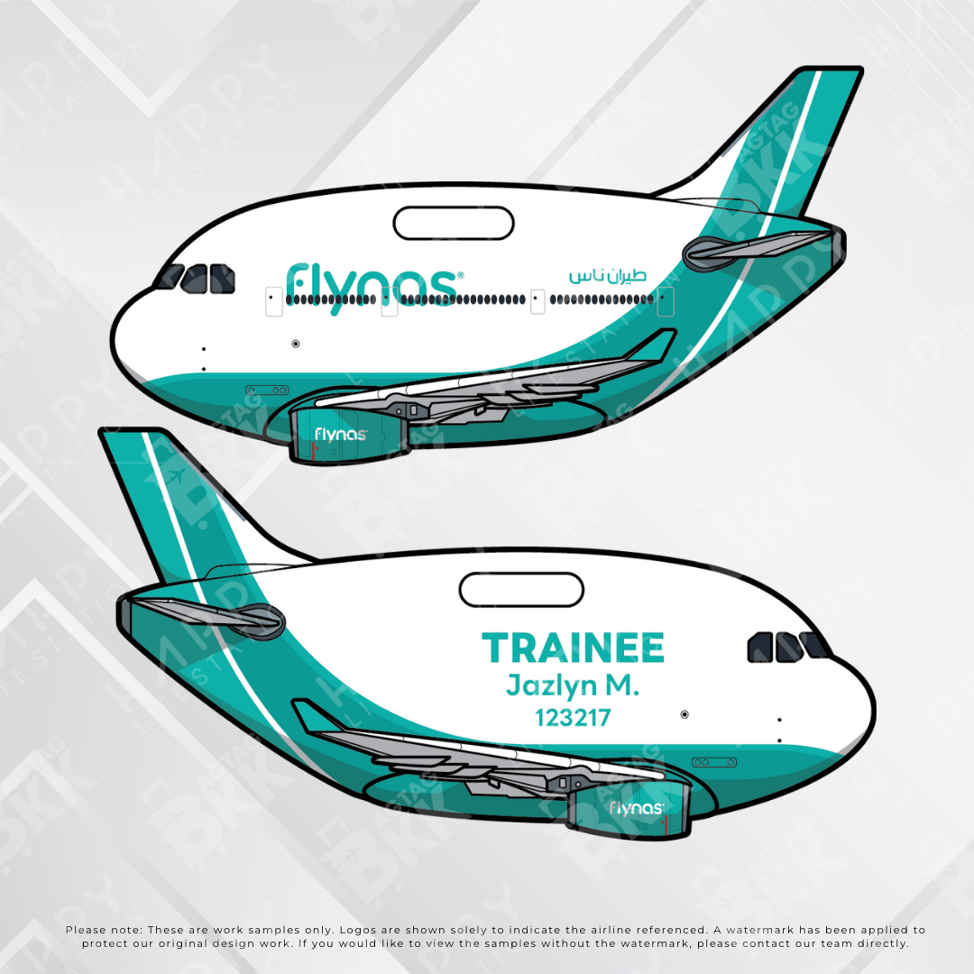 Airplane tag (Airbus A330)