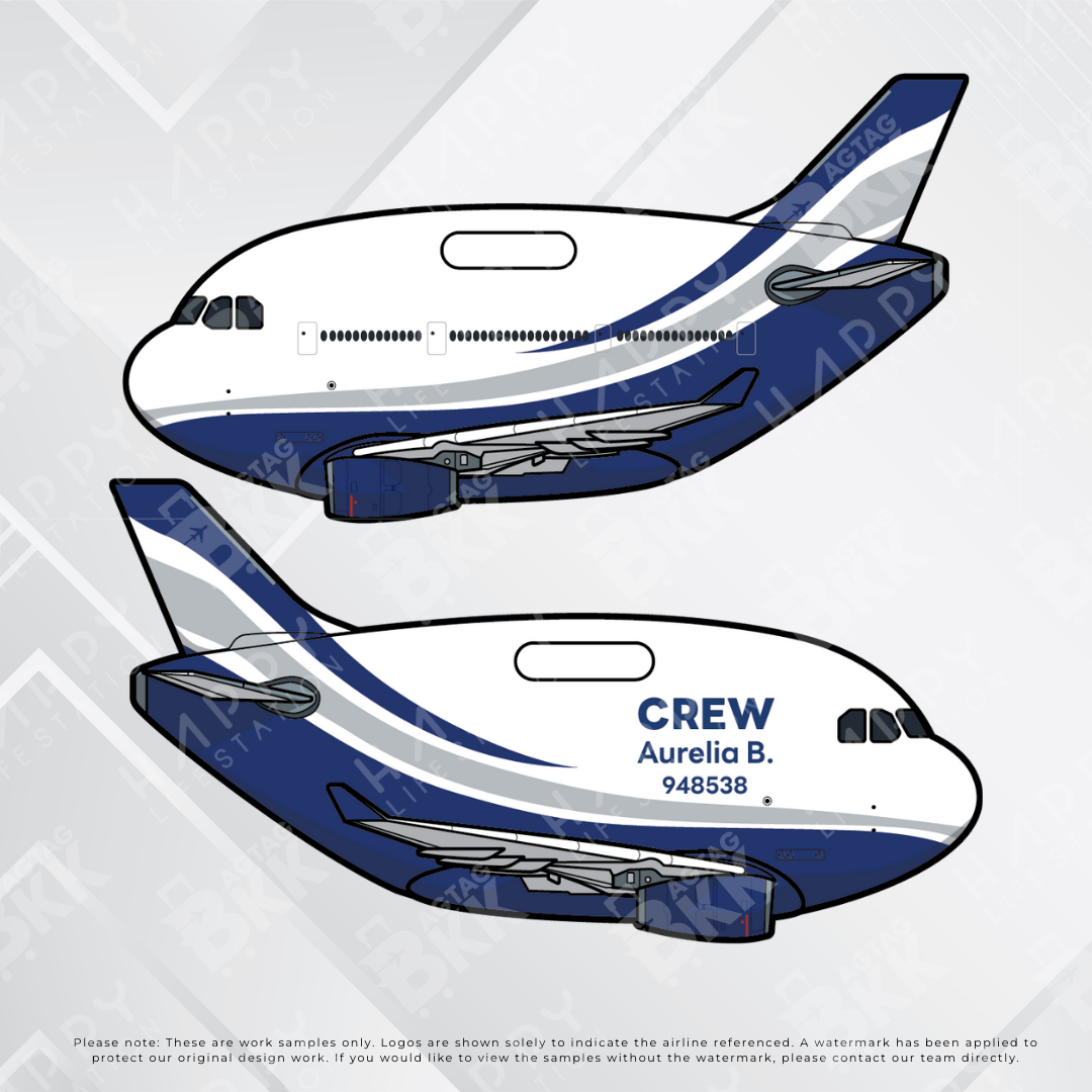 Airplane tag (Airbus A330)