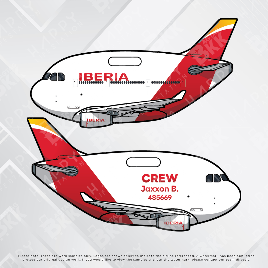 Airplane tag (Airbus A330)