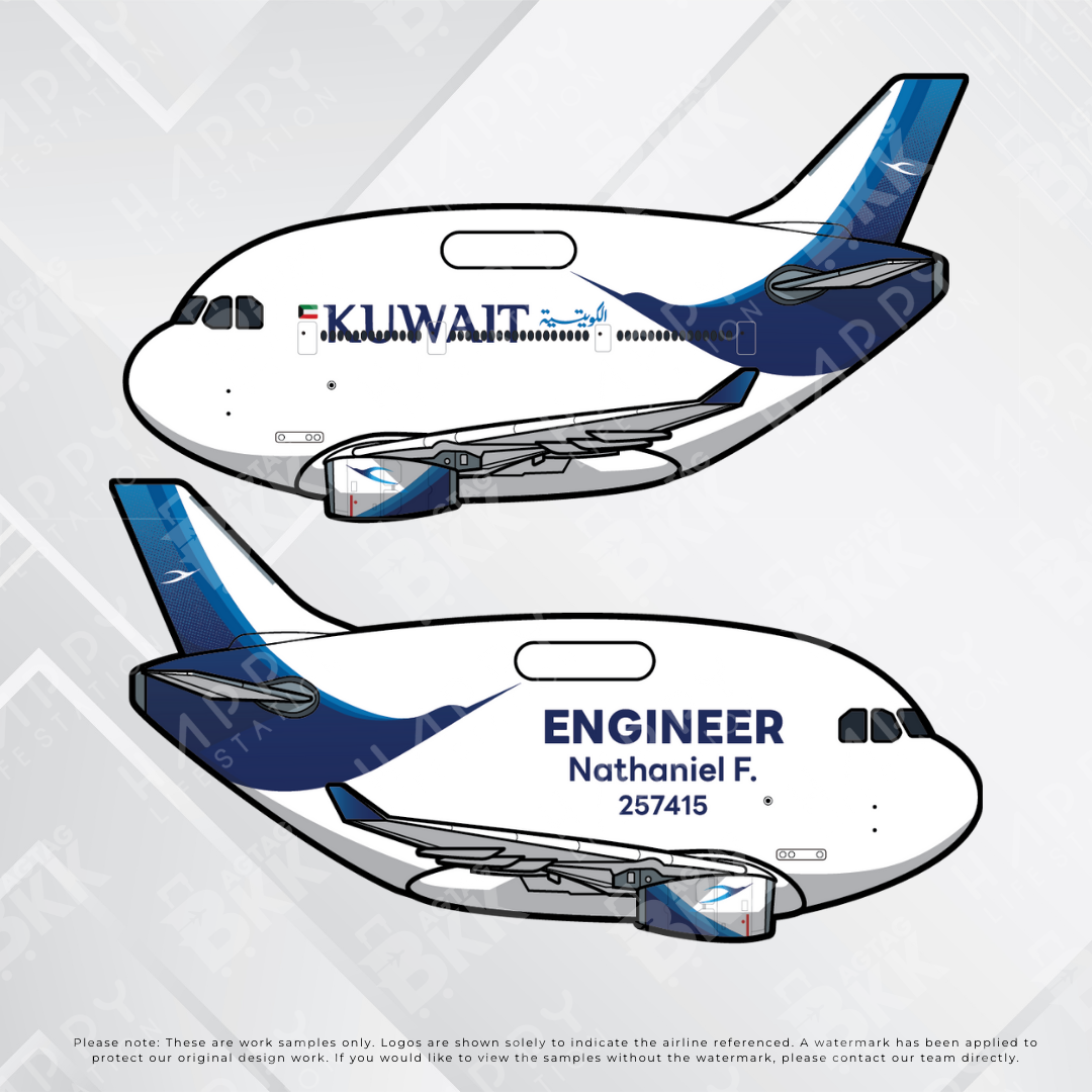Airplane tag (Airbus A330)