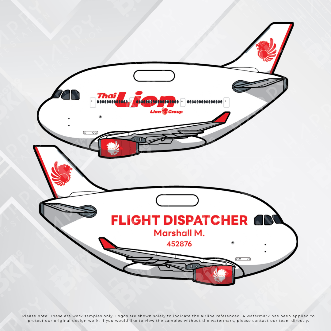 Airplane tag (Airbus A330)