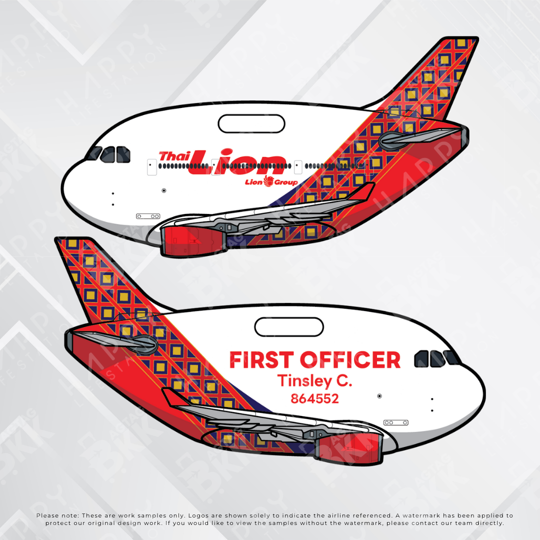 Airplane tag (Airbus A330)