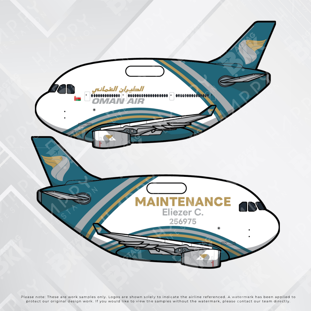 Airplane tag (Airbus A330)