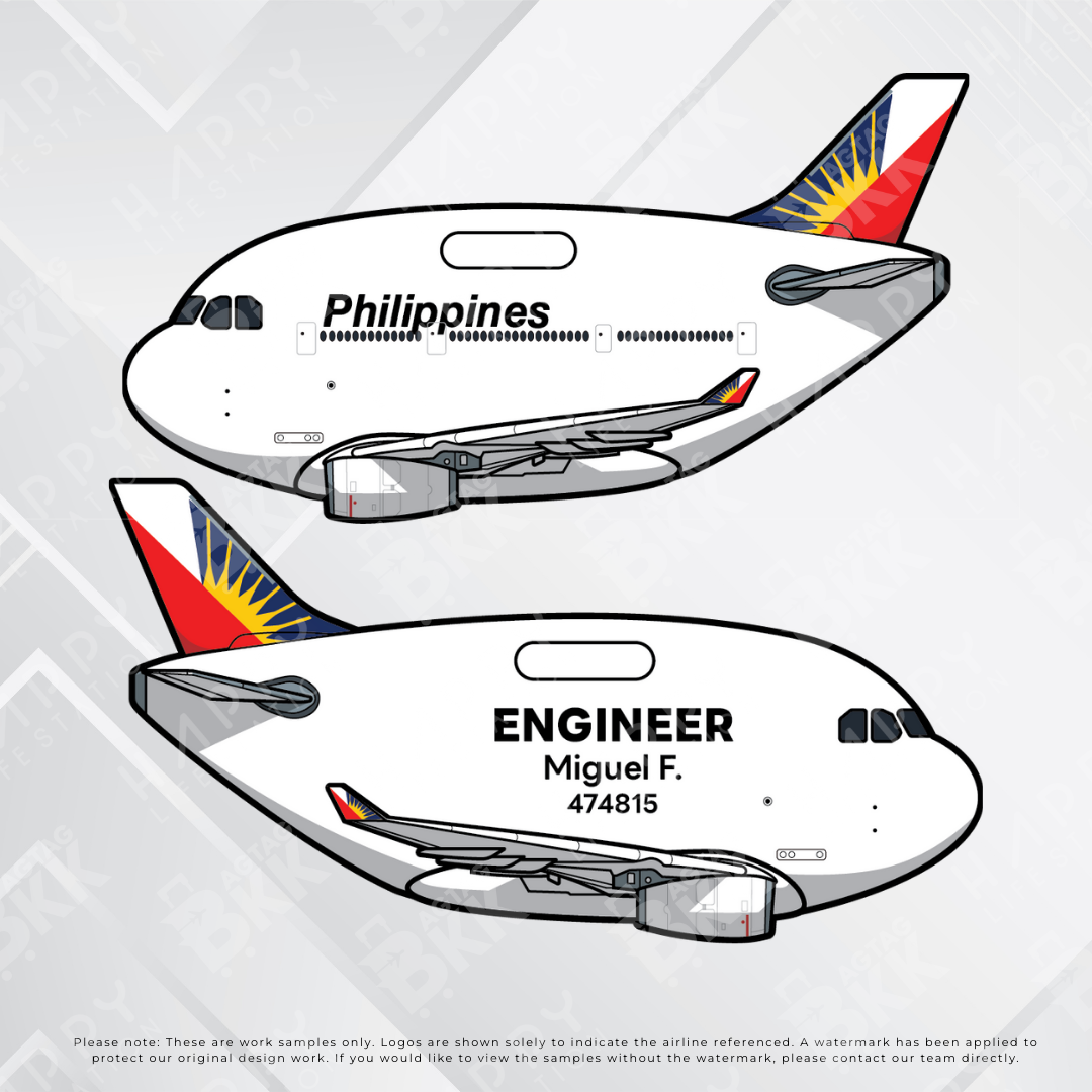 Airplane tag (Airbus A330)