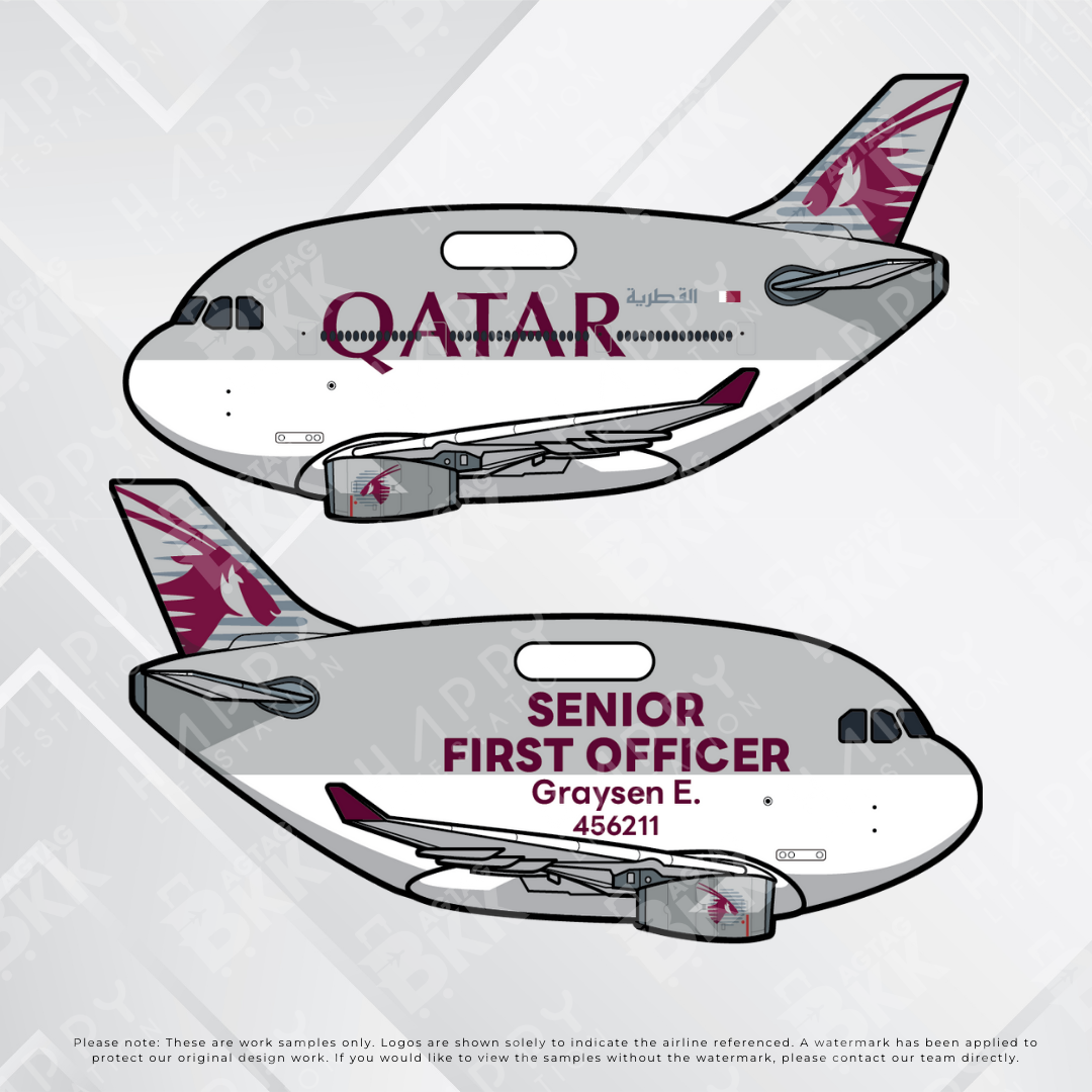 Airplane tag (Airbus A330)