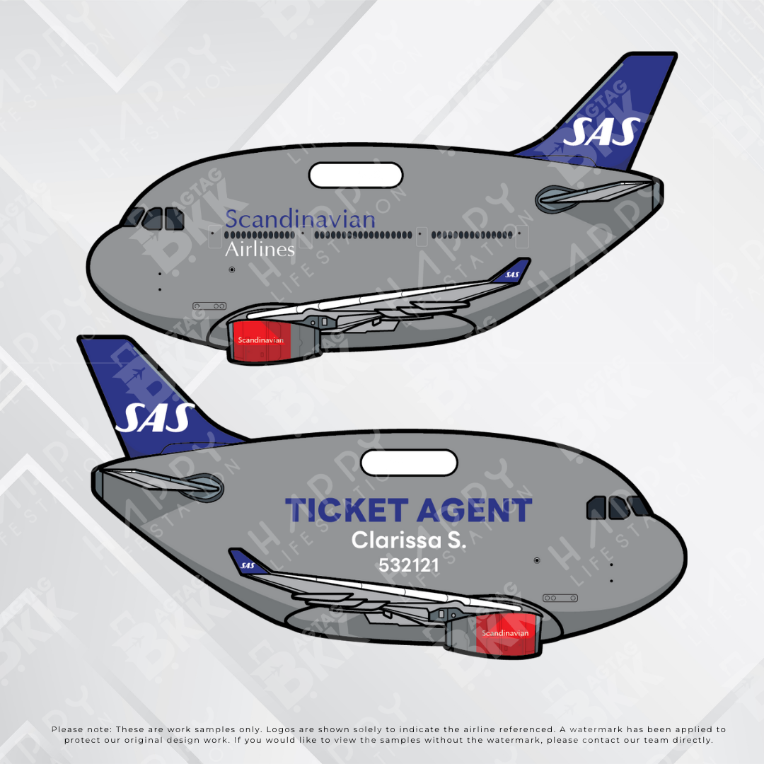 Airplane tag (Airbus A330)