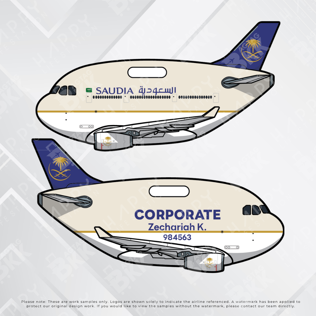 Airplane tag (Airbus A330)