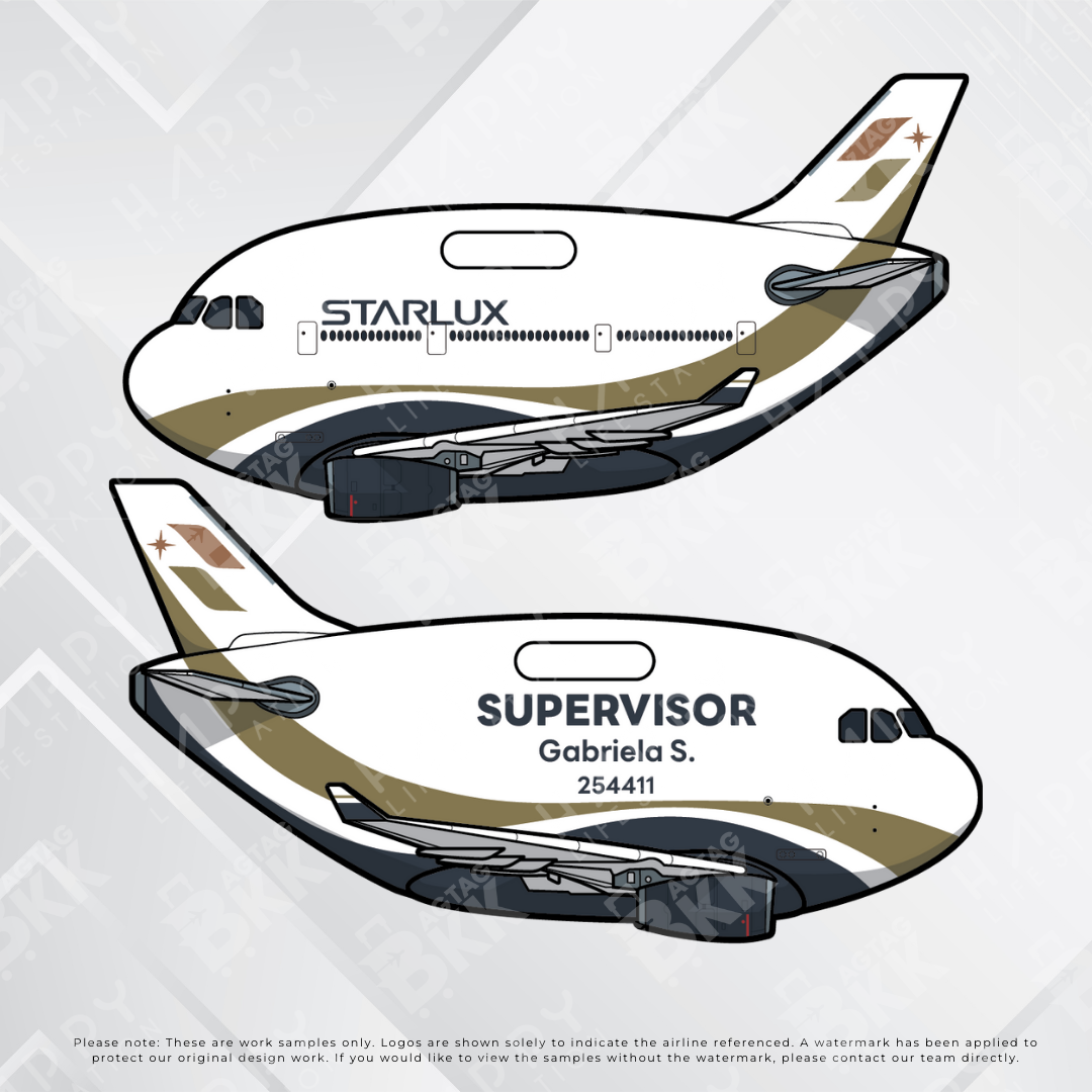 Airplane tag (Airbus A330)