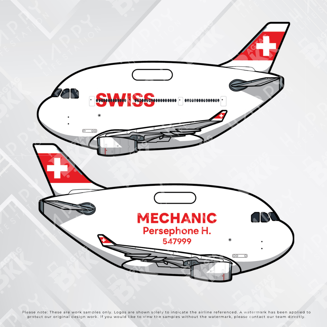 Airplane tag (Airbus A330)