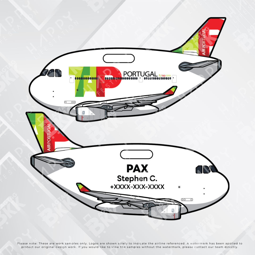 Airplane tag (Airbus A330)