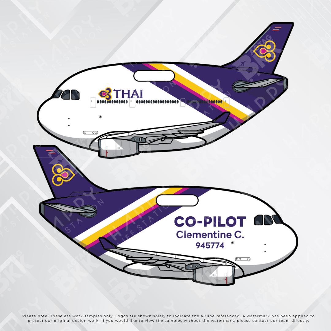 Airplane tag (Airbus A330)