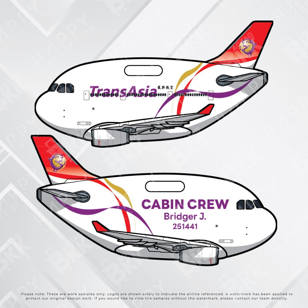 Airplane tag (Airbus A330)