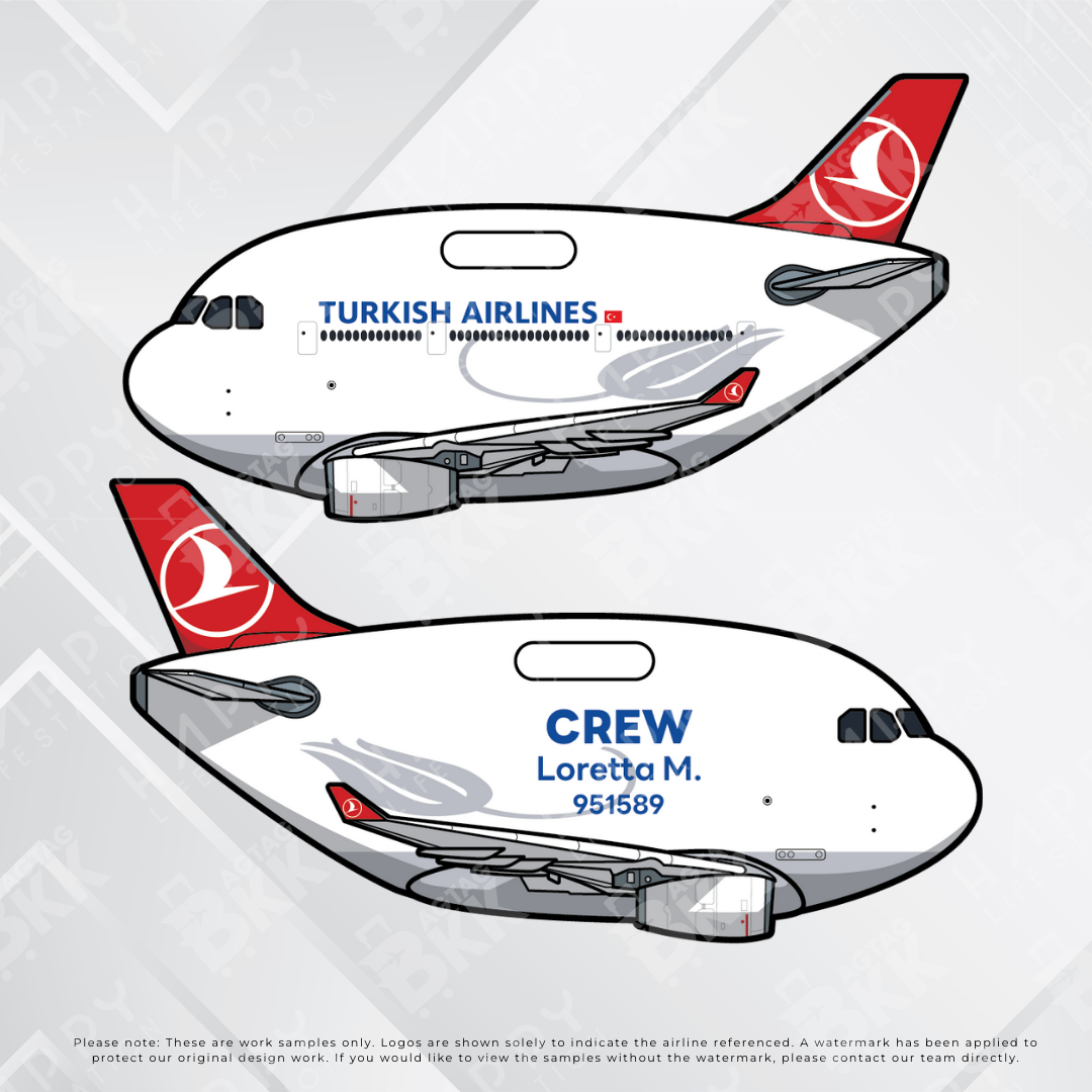 Airplane tag (Airbus A330)