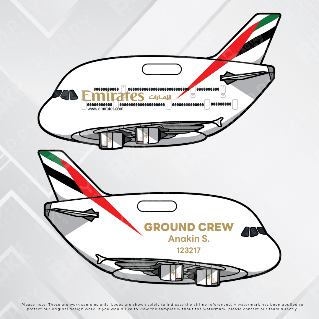 Airplane tag (Airbus A380)