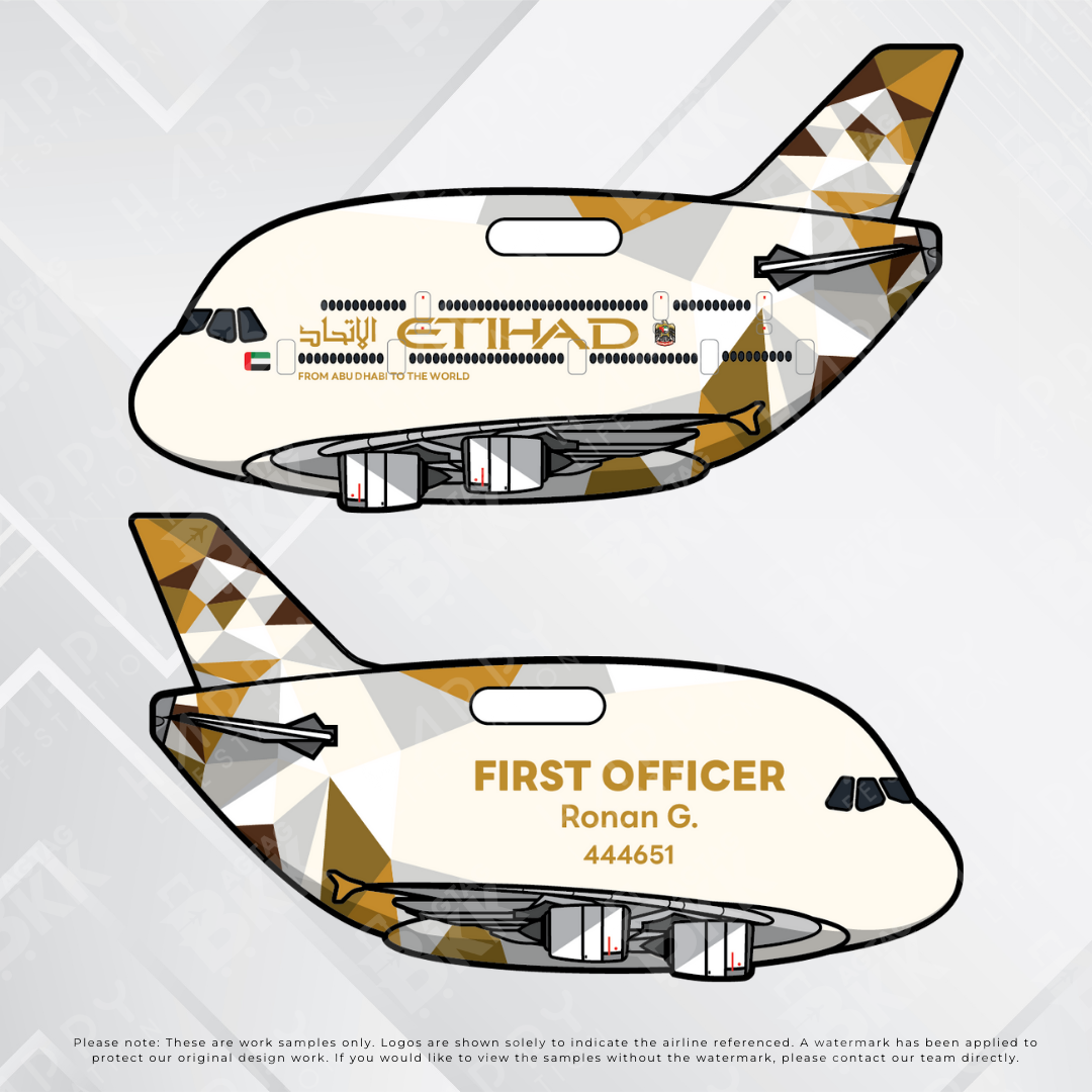 Airplane tag (Airbus A380)