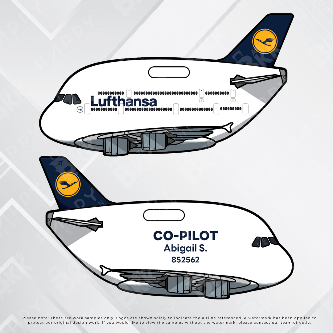 Airplane tag (Airbus A380)