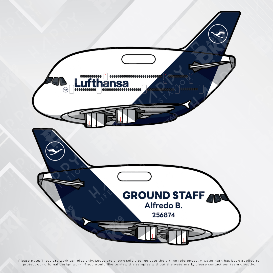 Airplane tag (Airbus A380)
