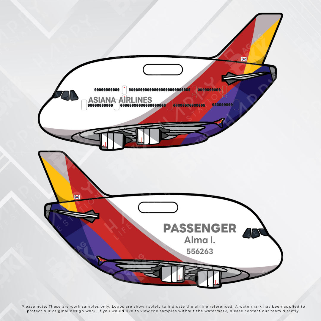 Airplane tag (Airbus A380)