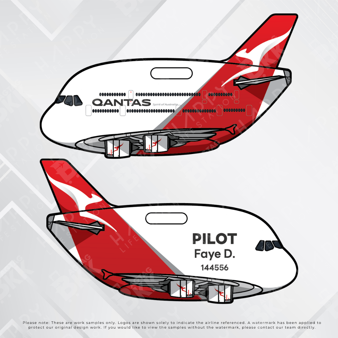 Airplane tag (Airbus A380)