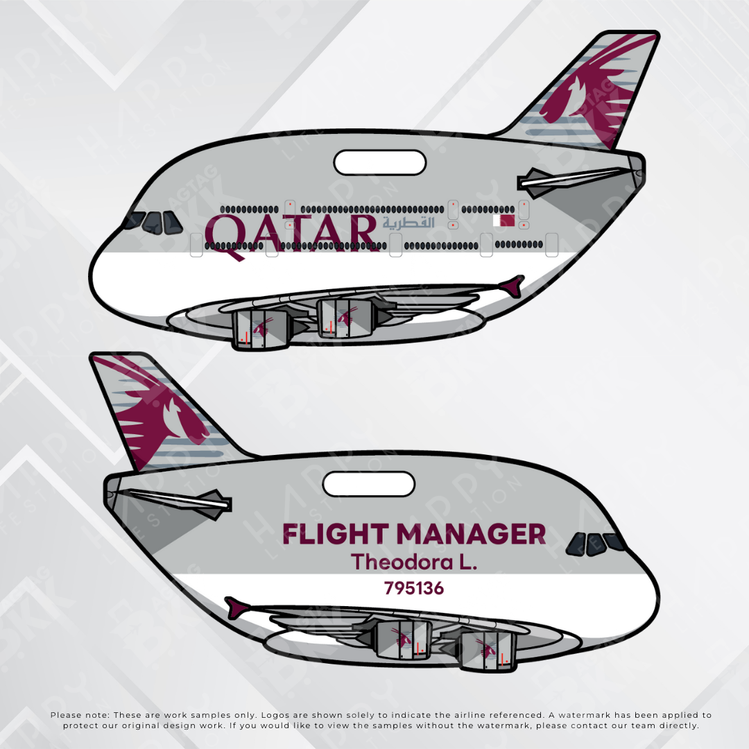 Airplane tag (Airbus A380)