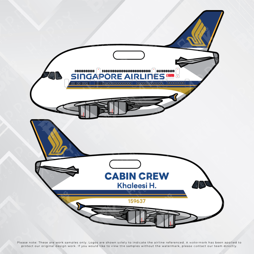 Airplane tag (Airbus A380)