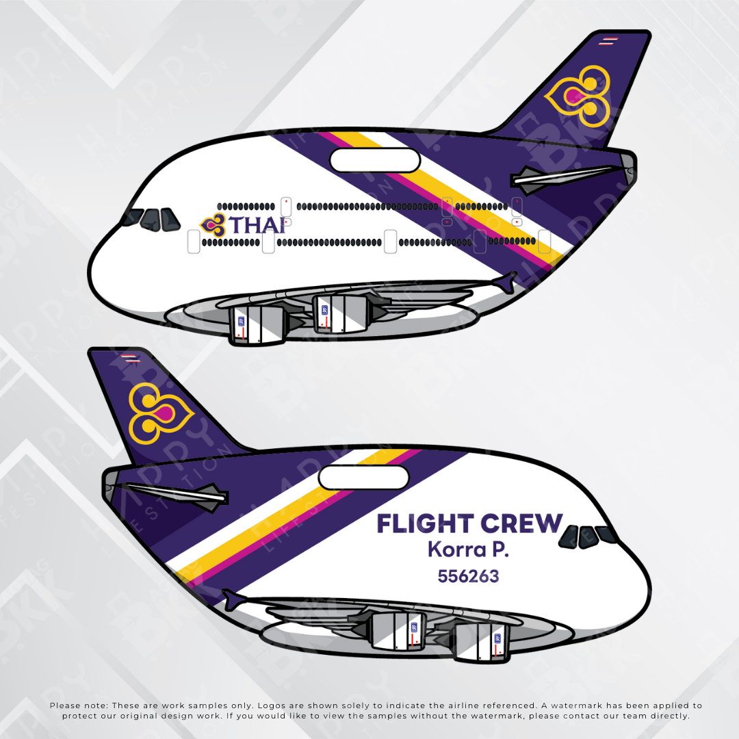 Airplane tag (Airbus A380)