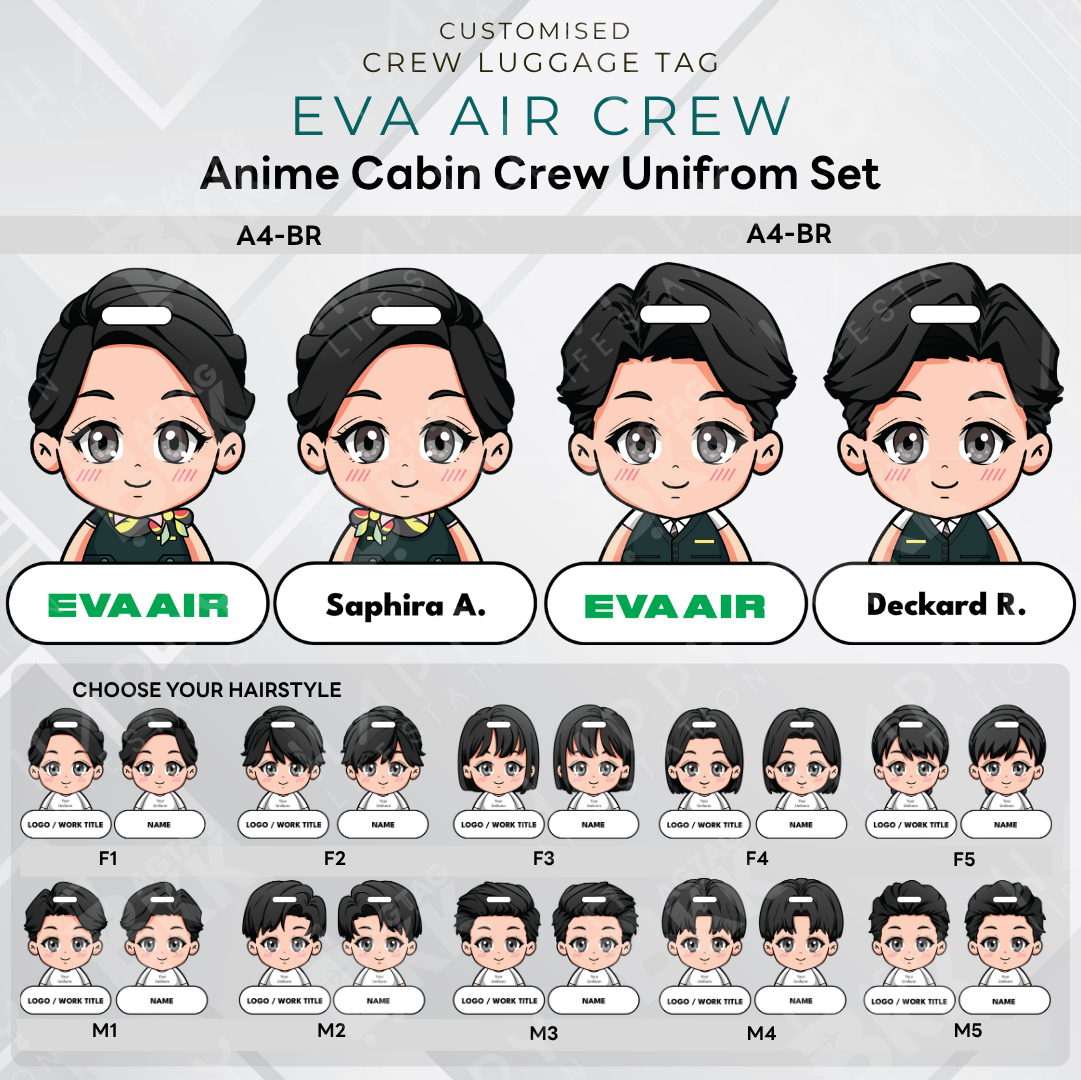 Anime Version - EVA Air Crew